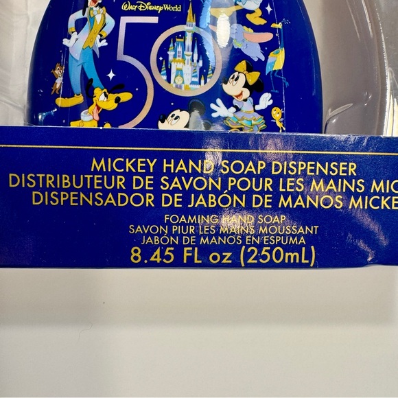 NWT. Disney 50th anniversary foaming soap dispenser cast of classic characters - Picture 4 of 12